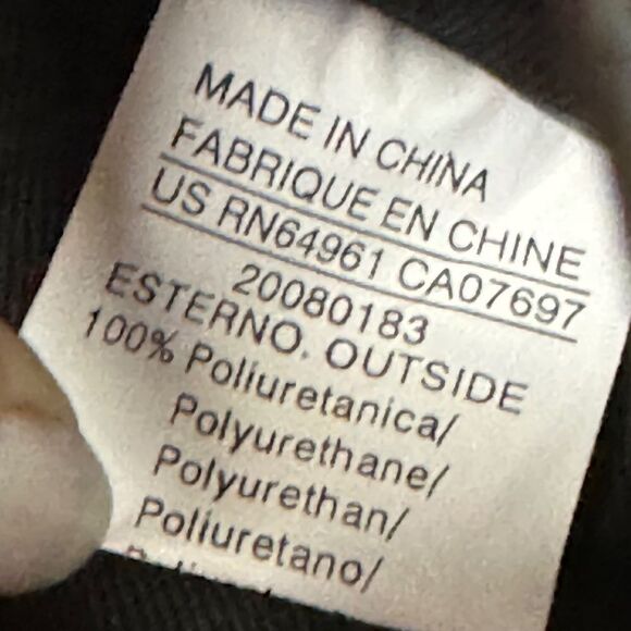 Long Sisley black clutch - faux leather - Picture 7 of 7